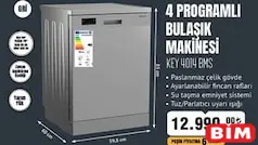 KEYSMART KEY 4014 BMS 4 PROGRAMLI BULAŞIK MAKİNESİ